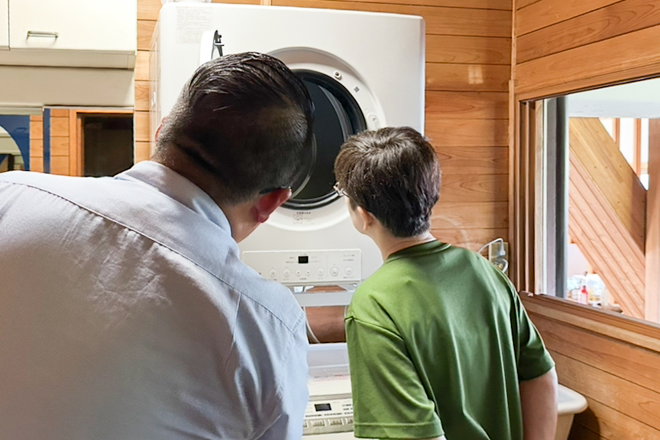 「洗濯が“ 洗面所で完結”する快適さ」“乾太くん”で変わった、わが家の家事時間