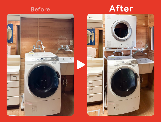 「洗濯が“ 洗面所で完結”する快適さ」“乾太くん”で変わった、わが家の家事時間